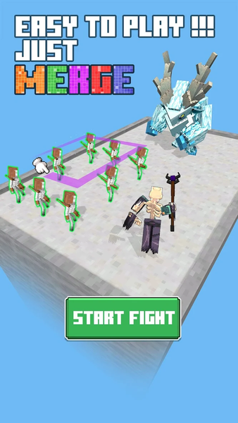 Dinosaur Merge: Block Fighting - عکس بازی موبایلی اندروید