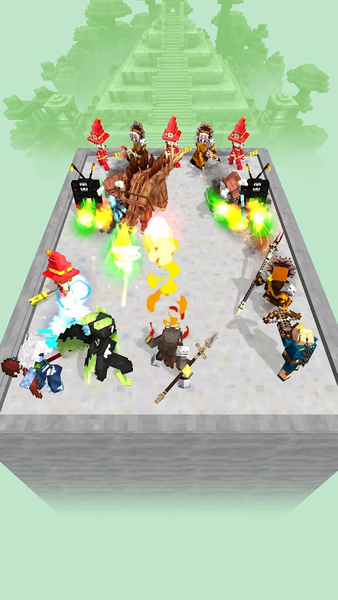 Dinosaur Merge: Block Fighting - Gameplay image of android game