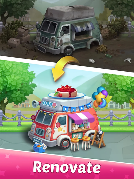 Merge Honey-Dream Design Game - Gameplay image of android game