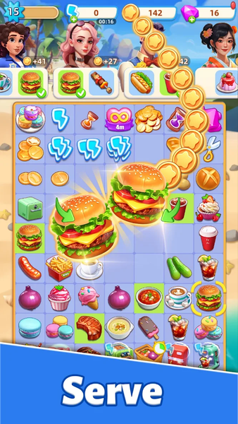 Merge Diner - Restaurant Games - عکس بازی موبایلی اندروید