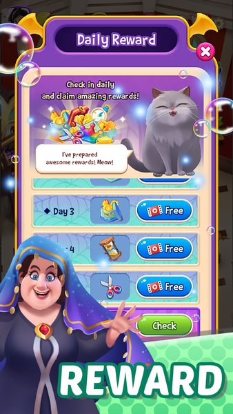 Monster Friends: Merge & Story - Gameplay image of android game
