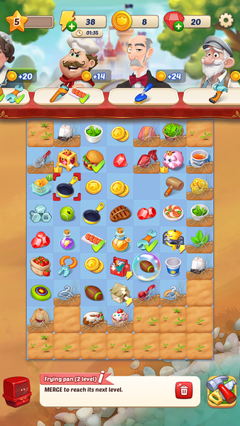 Queen’s Castle : Merge & Story - عکس بازی موبایلی اندروید