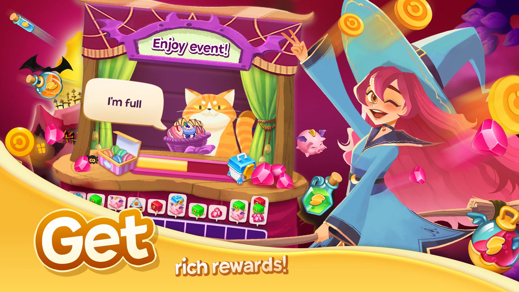 Merge Witch : Magic Story - Gameplay image of android game