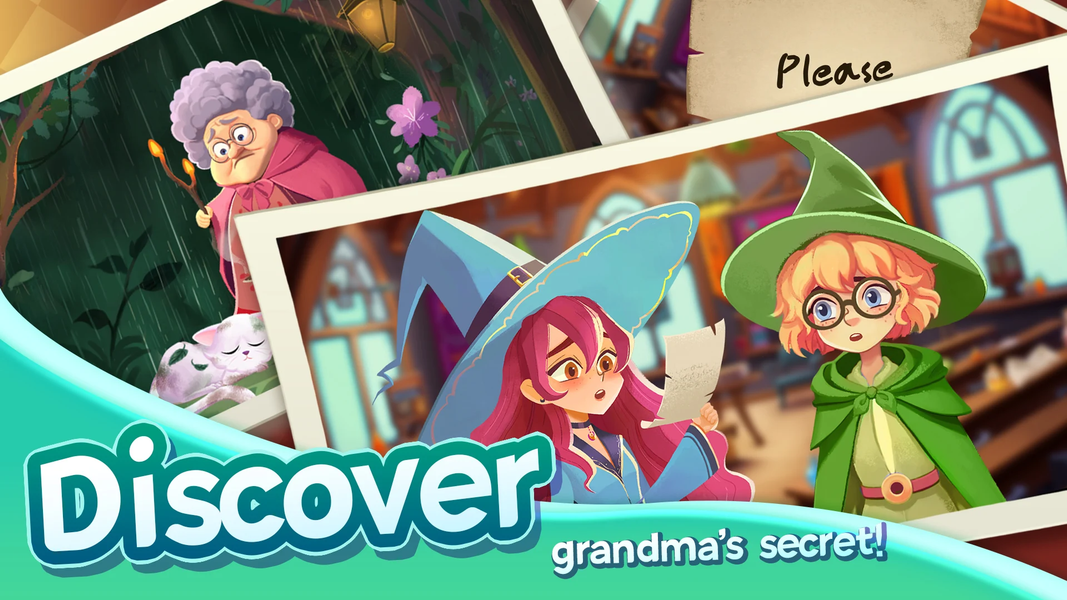 Merge Witch : Magic Story - Gameplay image of android game