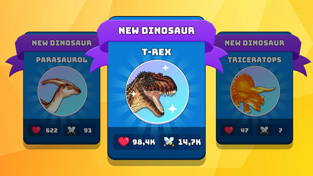 Merge Dinosaurs Battle Fight - عکس بازی موبایلی اندروید