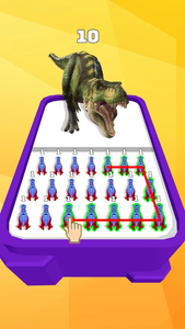 Merge Dinosaurs Battle Fight - Gameplay image of android game