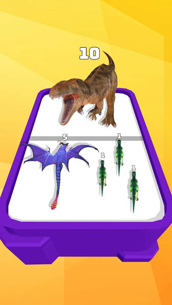 Merge Dinosaurs Battle Fight - عکس بازی موبایلی اندروید