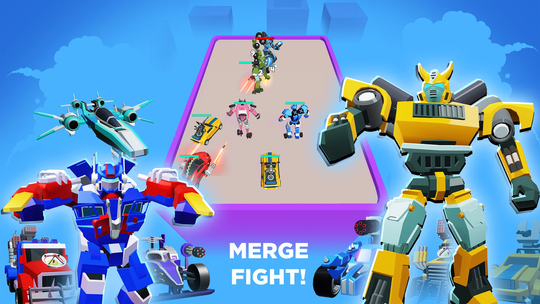 Merge Robot Master: Car Games - عکس بازی موبایلی اندروید