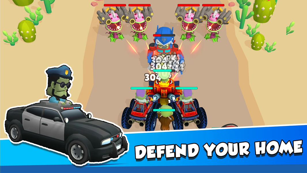 Merge Plants: Idle Zombies - عکس بازی موبایلی اندروید