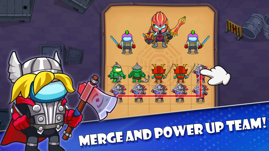 Merge Poster - Imposter War - Gameplay image of android game