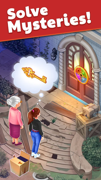 Merge Secrets: Mansion Puzzles - عکس بازی موبایلی اندروید