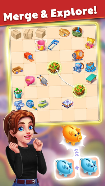 Merge Secrets: Mansion Puzzles - عکس بازی موبایلی اندروید