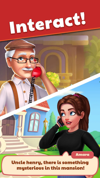 Merge Secrets: Mansion Puzzles - عکس بازی موبایلی اندروید