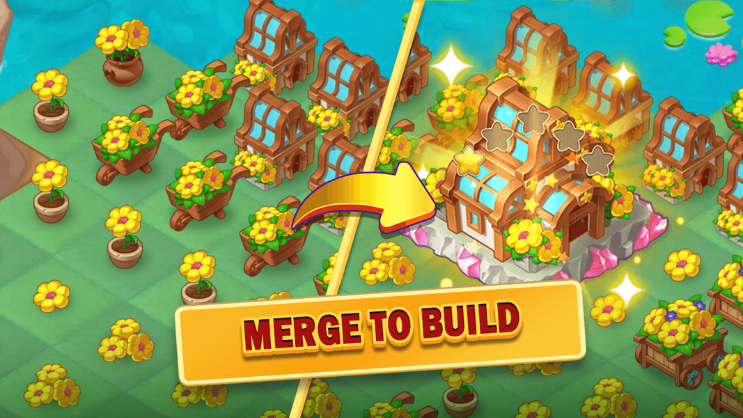 Merge Village : Fantasy Puzzle - عکس بازی موبایلی اندروید