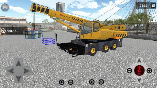 Truck Crane Loader Excavator S - Gameplay image of android game