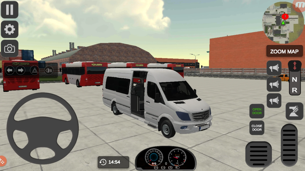 Minibus Dolmush Bus Simulation - Gameplay image of android game