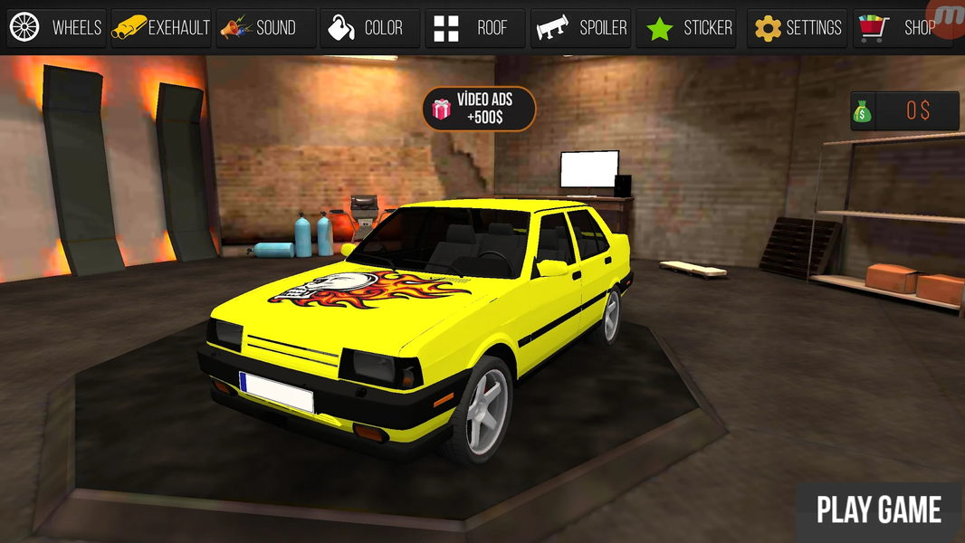 Sports Car Drift Modified Simu - Gameplay image of android game