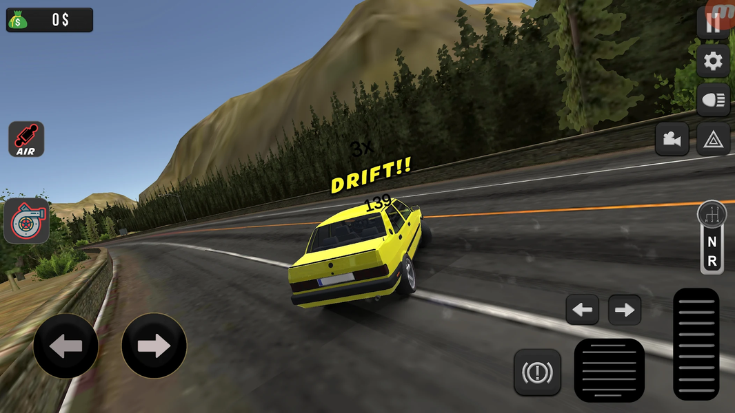 Sports Car Drift Modified Simu - Gameplay image of android game