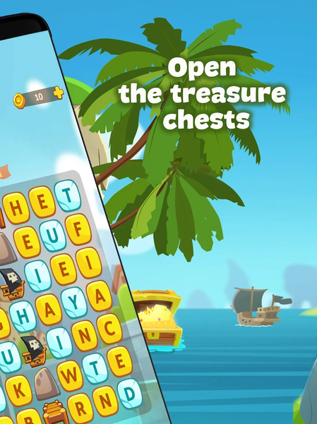 Word Treasure - Search Game - عکس برنامه موبایلی اندروید