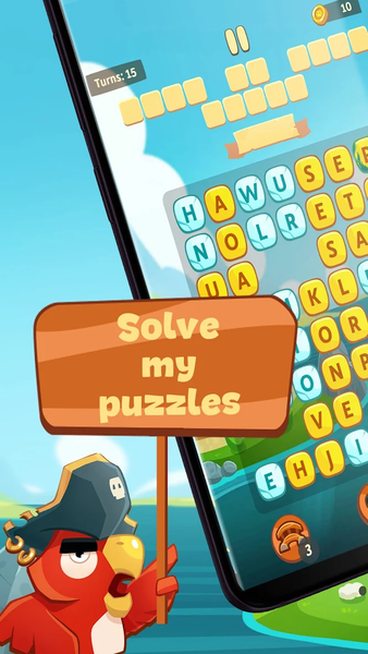 Word Treasure - Search Game - عکس برنامه موبایلی اندروید
