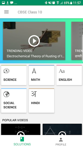 Board Exam Solutions: 10 & 12 - Image screenshot of android app