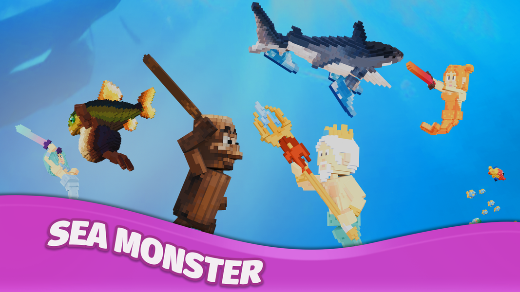 City Craft: Mermaid Adventure - Gameplay image of android game