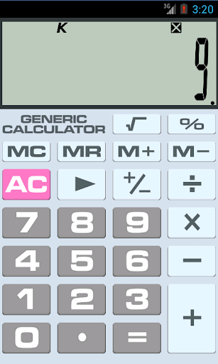Generic Calculator - Image screenshot of android app