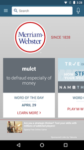 Dictionary - Merriam-Webster - عکس برنامه موبایلی اندروید