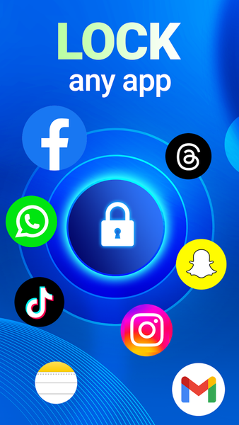 App locker: Fingerprint lock - عکس برنامه موبایلی اندروید