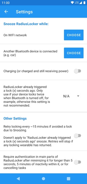 RadiusLocker - Image screenshot of android app