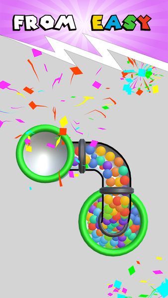 Pipes and Balls - Gameplay image of android game