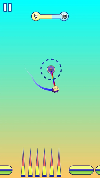 Rope Swing 3D - Gameplay image of android game