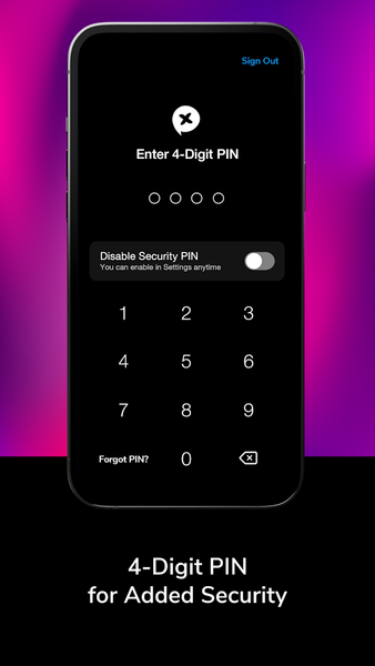 xPal Ultra Secure Messenger - عکس برنامه موبایلی اندروید