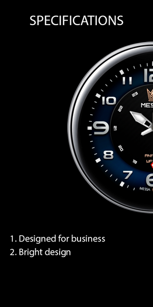 Analog Classic Watch Messa ۱۰۰ - عکس برنامه موبایلی اندروید