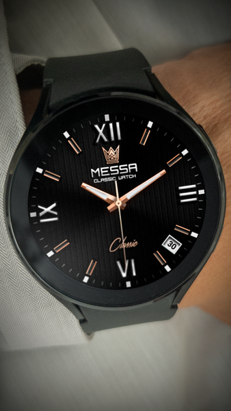 Classic Watch Face Messa Luxe - Image screenshot of android app