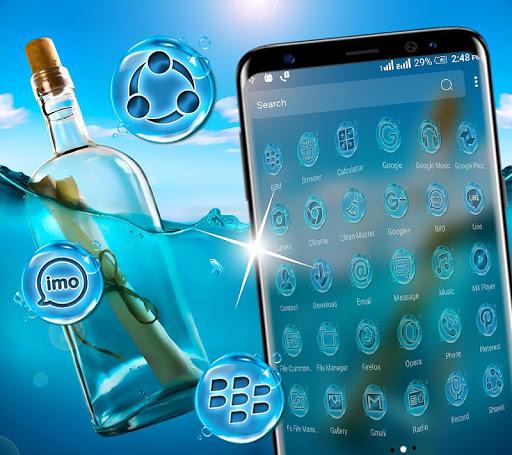 Message in a Bottle Sea Theme - Image screenshot of android app