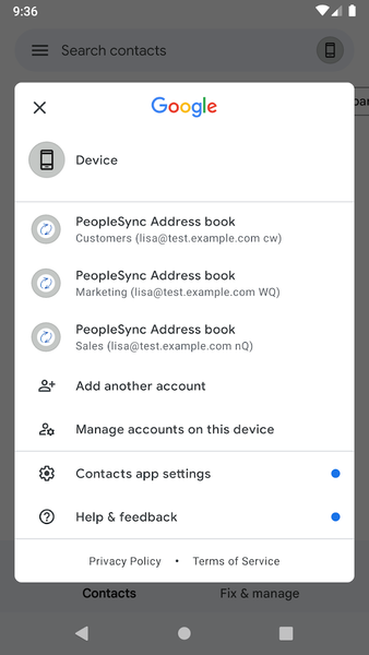 PeopleSync Client - عکس برنامه موبایلی اندروید