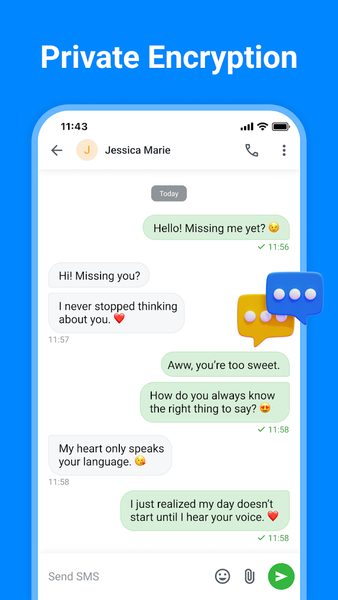 SMS Messages: Text Messenger - Image screenshot of android app