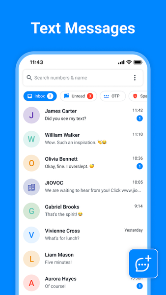 SMS Messages: Text Messenger - Image screenshot of android app