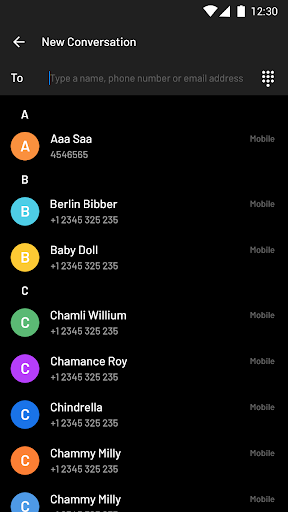 Messages - Image screenshot of android app