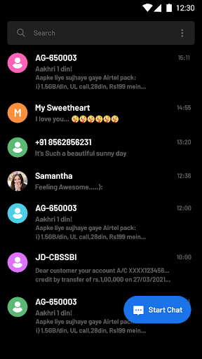 Messages - Image screenshot of android app