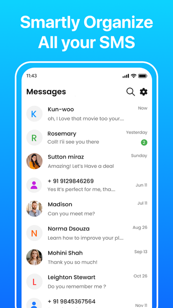 Messages - Image screenshot of android app