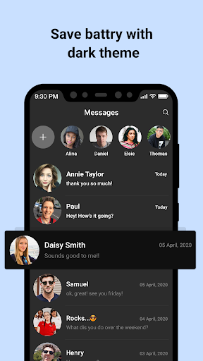 Messages - Image screenshot of android app