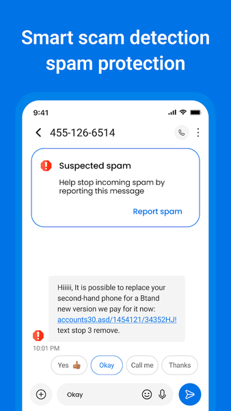 Messages: Text Message, SMS - عکس برنامه موبایلی اندروید