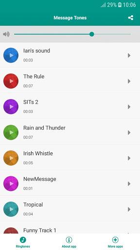 Message Tones - Image screenshot of android app