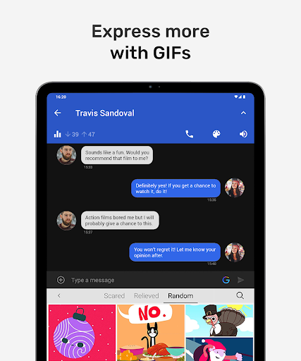 Messages – SMS & MMS Messenger - عکس برنامه موبایلی اندروید