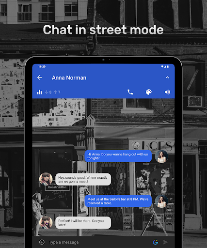 Messages – SMS & MMS Messenger - عکس برنامه موبایلی اندروید