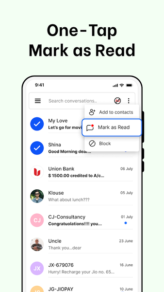 Messages: SMS, Messenger Home - عکس برنامه موبایلی اندروید