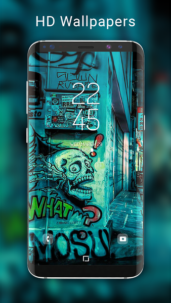 Graffiti colourful SMS theme - عکس برنامه موبایلی اندروید