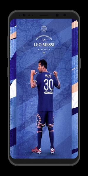 Lionel Messi PSG Wallpaper - عکس برنامه موبایلی اندروید